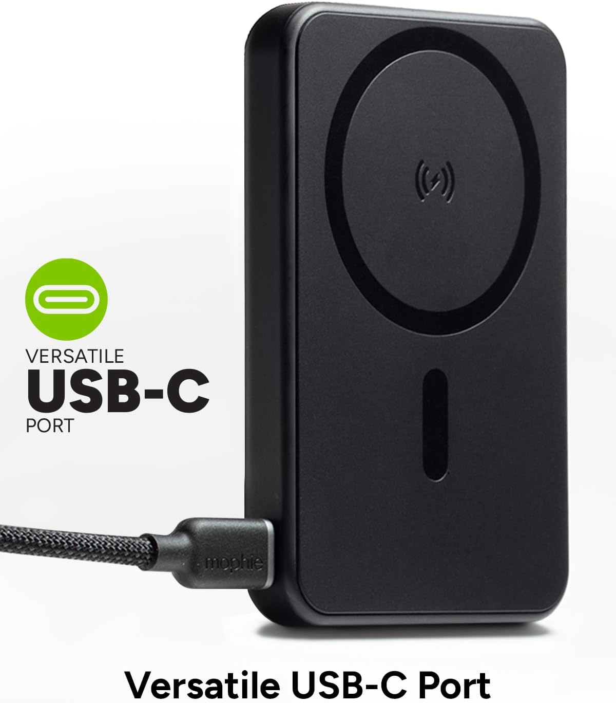 Mophie Snap+ Juice Pack Mini - Magnetic 5000mAh Portable Charger, MagSafe Compatible, USB-C, Multi-Orientation Charging, USB-C Cable Included - Image 5